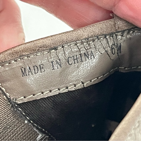 DV by Dolce vita 6 Dempsey booties taupe leather high heel womens - Picture 12 of 14